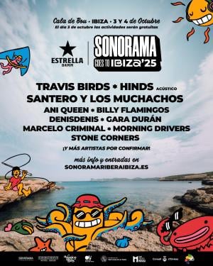 Cartel Sonorama Ribera Goes to Ibiza 2025