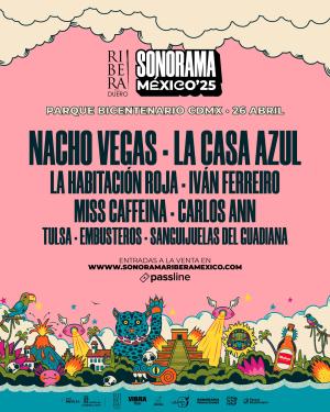 Cartel Sonorama Ribera del Duero México 2025