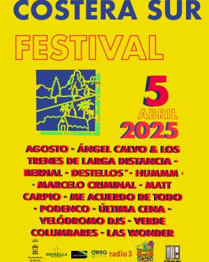 Cartel Costera Sur Festival 2025