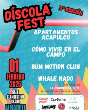 Cartel Díscola Fest 2025