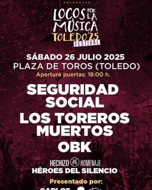 Cartel Locos por la Música Toledo 2025