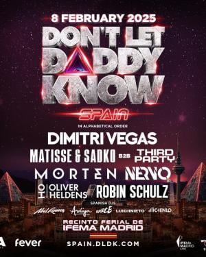 Cartel Don’t Let Daddy Know (DLDK) Madrid 2025