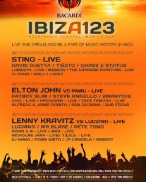 Cartel Ibiza 123 Festival 2012