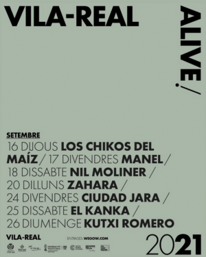 Cartel Vila-Real Alive 2021