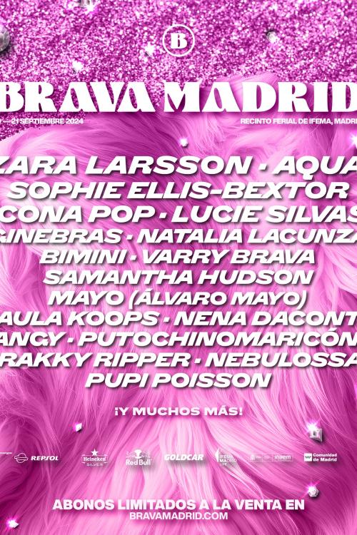 Brava Madrid 2024 Cartel, entradas, horarios y hoteles