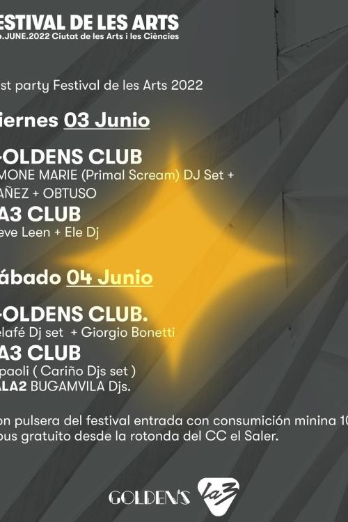 Festival de Les Arts 2022 Cartel,